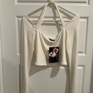 White Long Sleeve Women's Top